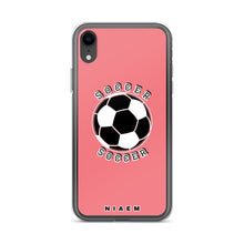 Load image into Gallery viewer, Soccer iPhone Case (Pink 2)