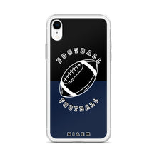 Load image into Gallery viewer, American Football iPhone Case (Black &amp; Navy)