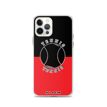 Load image into Gallery viewer, Tennis iPhone Case (Black &amp; Red 1)