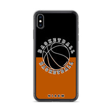 Load image into Gallery viewer, Basketball iPhone Case (Black &amp; Brown 1)