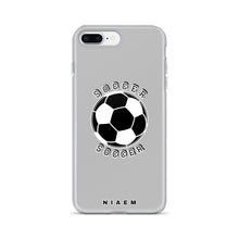Load image into Gallery viewer, Soccer iPhone Case (Grey 2)