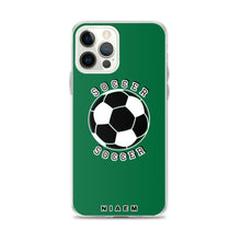 Load image into Gallery viewer, Soccer iPhone Case (Green 1)