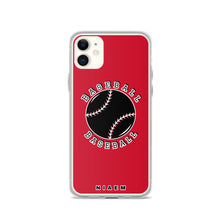 Load image into Gallery viewer, Baseball iPhone Case (Red)
