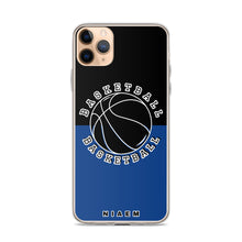 Load image into Gallery viewer, Basketball iPhone Case (Black &amp; Blue 2)
