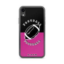 Load image into Gallery viewer, American Football iPhone Case (Black &amp; Pink)