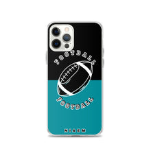 Load image into Gallery viewer, American Football iPhone Case (Black &amp; Blue 3)