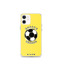 Load image into Gallery viewer, Soccer iPhone Case (Yellow 1)