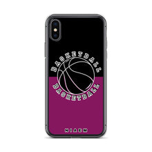 Load image into Gallery viewer, Basketball iPhone Case (Black &amp; Pink 6)