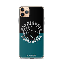 Load image into Gallery viewer, Basketball iPhone Case (Black &amp; Blue 4)