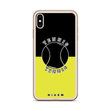 Load image into Gallery viewer, Tennis iPhone Case (Black &amp; Yellow 3)