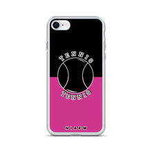 Load image into Gallery viewer, Tennis iPhone Case (Black &amp; Pink 5)