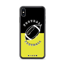 Load image into Gallery viewer, American Football iPhone Case (Black &amp; Yellow 3)