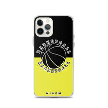 Load image into Gallery viewer, Basketball iPhone Case (Black &amp; Yellow 3)