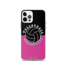 Load image into Gallery viewer, Volleyball iPhone Case (Black &amp; Pink 5)