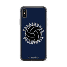 Load image into Gallery viewer, Volleyball iPhone Case (Navy)