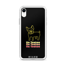 Load image into Gallery viewer, Yellow Un Toutou iPhone Case