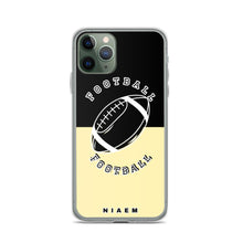 Load image into Gallery viewer, American Football iPhone Case (Black &amp; Yellow 2)