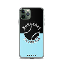 Load image into Gallery viewer, Baseball iPhone Case (Black &amp; Blue 6)