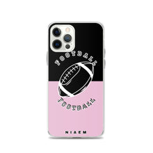 Load image into Gallery viewer, American Football iPhone Case (Black &amp; Pink 4)