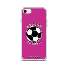 Load image into Gallery viewer, Soccer iPhone Case (Pink)