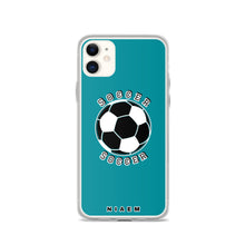 Load image into Gallery viewer, Soccer iPhone Case (Blue 3)