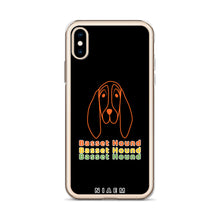 Load image into Gallery viewer, Orange Basset Hound iPhone Case