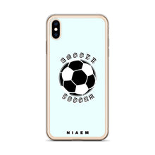 Load image into Gallery viewer, Soccer iPhone Case (Blue 5)