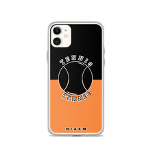Load image into Gallery viewer, Tennis iPhone Case (Black &amp; Orange 1)