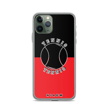Load image into Gallery viewer, Tennis iPhone Case (Black &amp; Red 1)