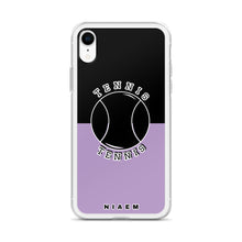 Load image into Gallery viewer, Tennis iPhone Case (Black &amp; Purple 2)