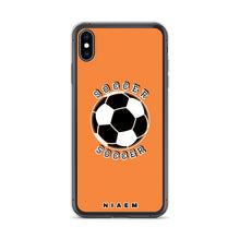 Load image into Gallery viewer, Soccer iPhone Case (Orange 1)