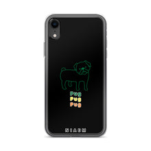 Load image into Gallery viewer, Green Pug iPhone Case