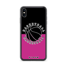 Load image into Gallery viewer, Basketball iPhone Case (Black &amp; Pink)