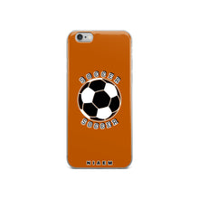 Load image into Gallery viewer, Soccer iPhone Case (Brown 1)