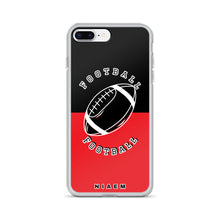 Load image into Gallery viewer, American Football iPhone Case (Black &amp; Red 1)