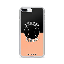 Load image into Gallery viewer, Tennis iPhone Case (Black &amp; Orange 2)