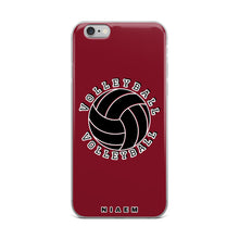 Load image into Gallery viewer, Volleyball iPhone Case (Red 2)