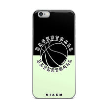 Load image into Gallery viewer, Basketball iPhone Case (Black &amp; Green 2)