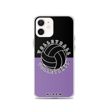 Load image into Gallery viewer, Volleyball iPhone Case (Black &amp; Purple 1)