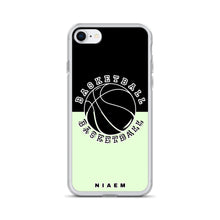 Load image into Gallery viewer, Basketball iPhone Case (Black &amp; Green 2)