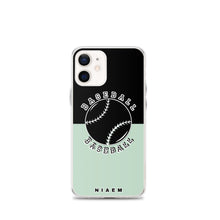 Load image into Gallery viewer, Baseball iPhone Case (Black &amp; Green 5)