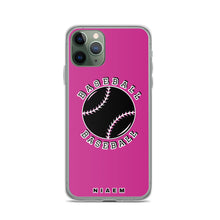 Load image into Gallery viewer, Baseball iPhone Case (Pink)
