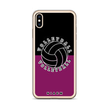 Load image into Gallery viewer, Volleyball iPhone Case (Black &amp; Pink 6)