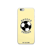 Load image into Gallery viewer, Soccer iPhone Case (Yellow 2)