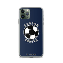 Load image into Gallery viewer, Soccer iPhone Case (Navy)