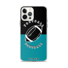 Load image into Gallery viewer, American Football iPhone Case (Black &amp; Blue 3)