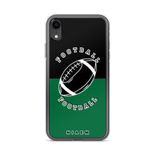 Load image into Gallery viewer, American Football iPhone Case (Black &amp; Green 1)