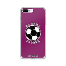 Load image into Gallery viewer, Soccer iPhone Case (Pink 6)