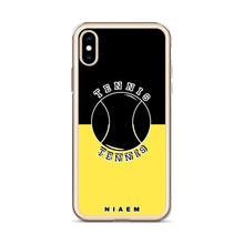 Load image into Gallery viewer, Tennis iPhone Case (Black &amp; Yellow 1)