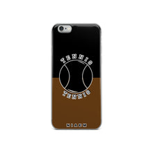Load image into Gallery viewer, Tennis iPhone Case (Black &amp; Brown)